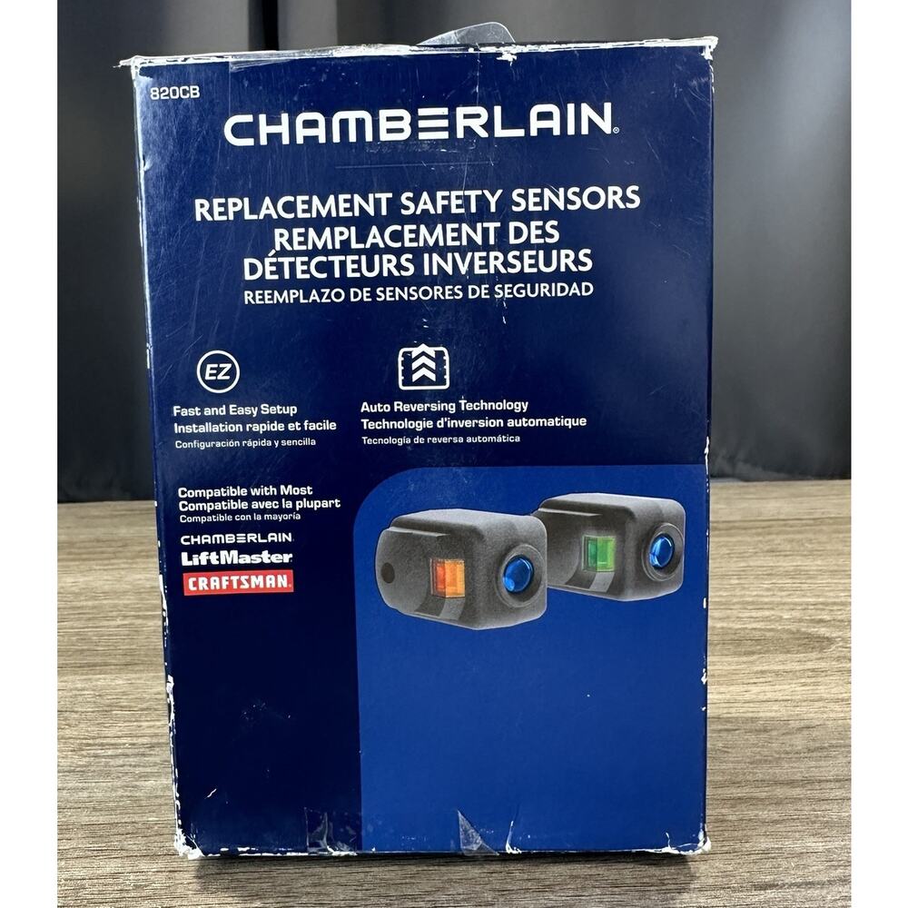 Chamberlain 820CB Garage Safety Sensors Liftmaster Craftsman Compatible